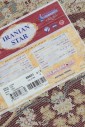 Килим Iranian Star 4130 red овал